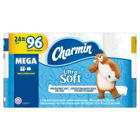 Charmin Ultra Soft Toilet Paper - Mega Rolls
