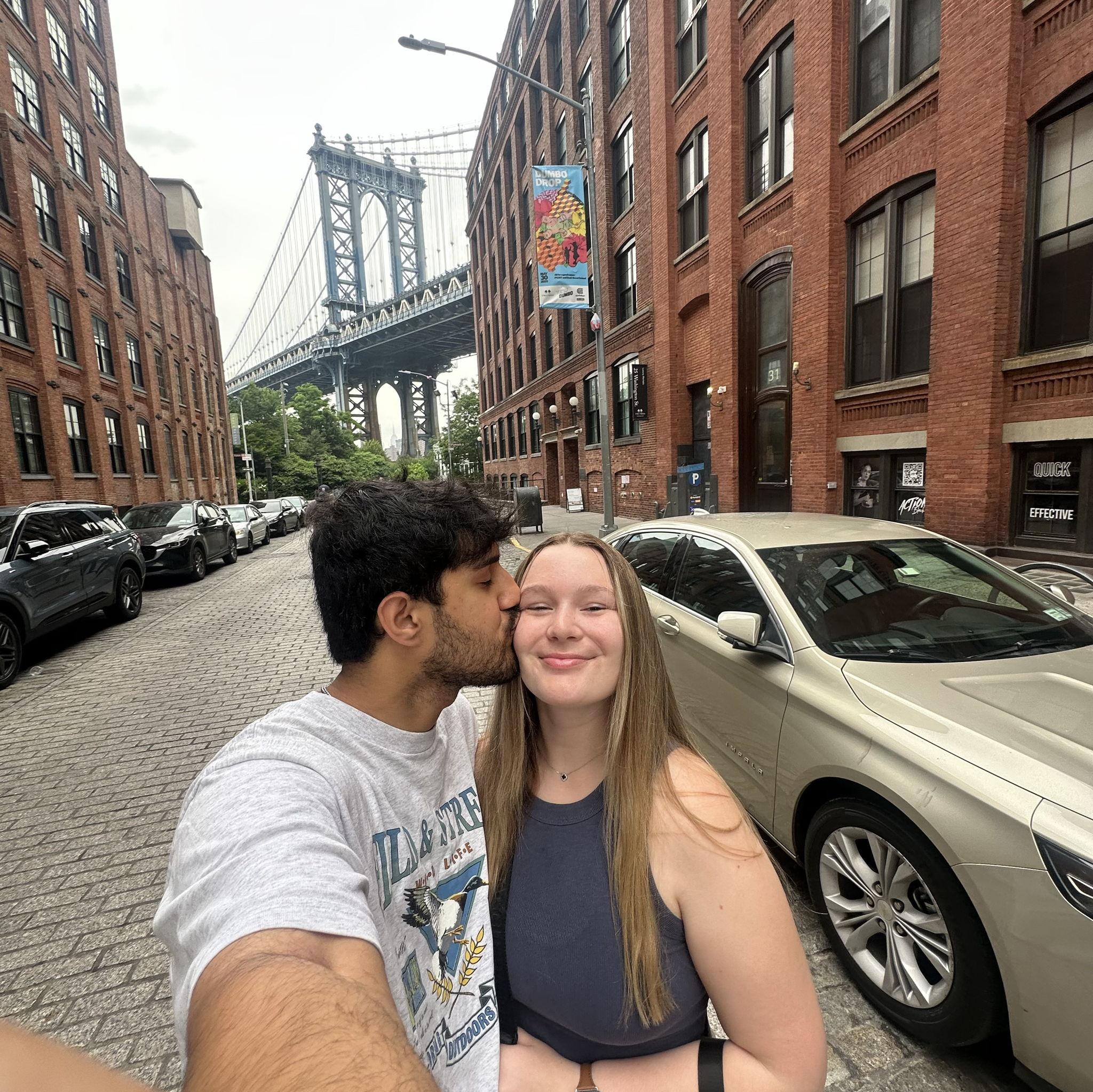 Super happy picture in NYC.