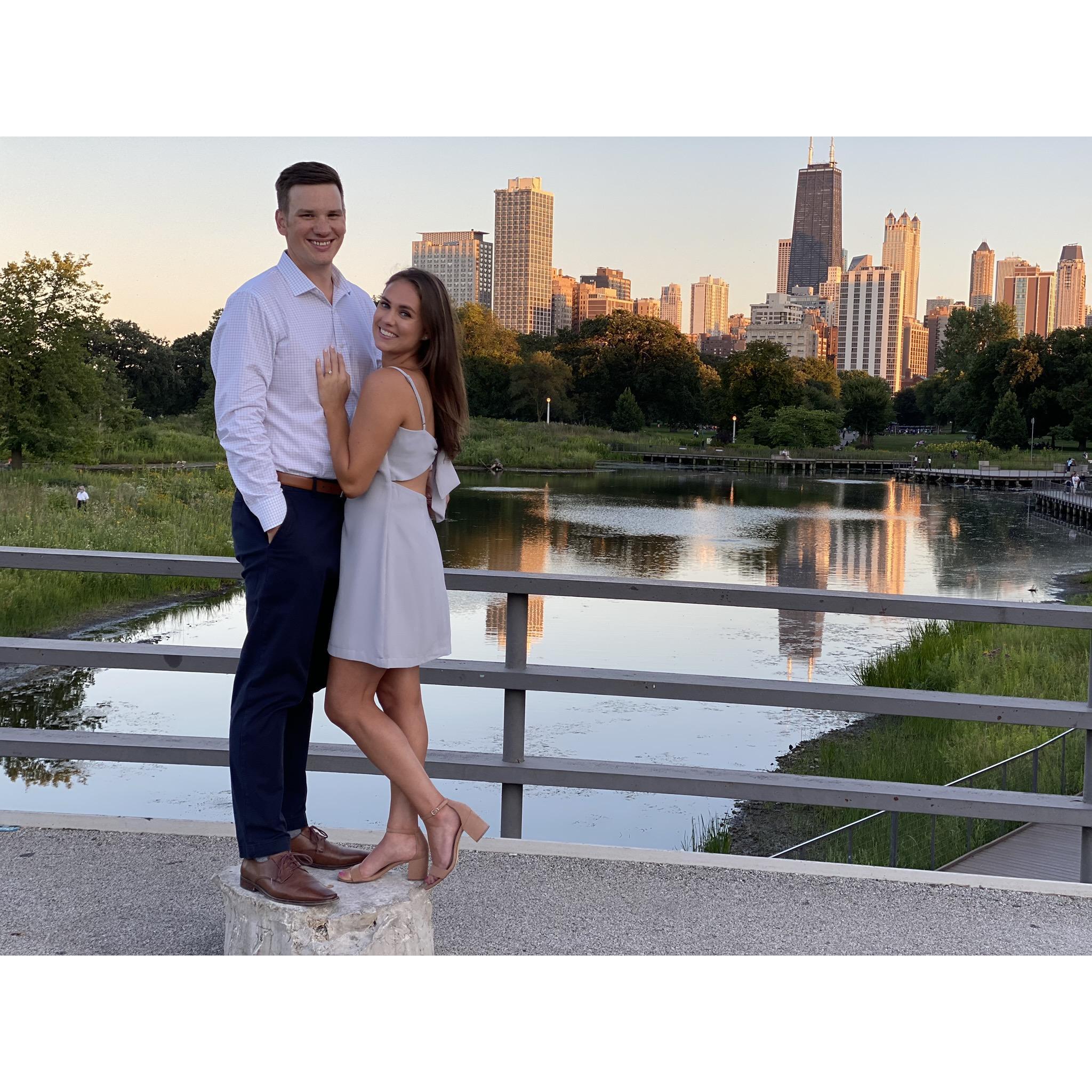 Here’s one of our favorites from our engagement photoshoot.