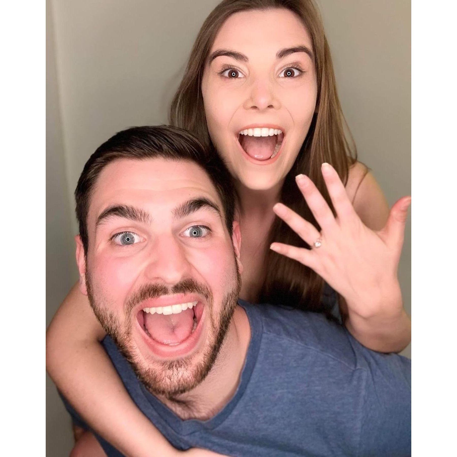 We're engaged!