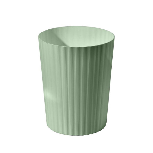 TEIUKAX Hand Trash Can - Small Waste basketbin - 2 Gallon- for Office,Home,Bathroom,Kitchen - Green