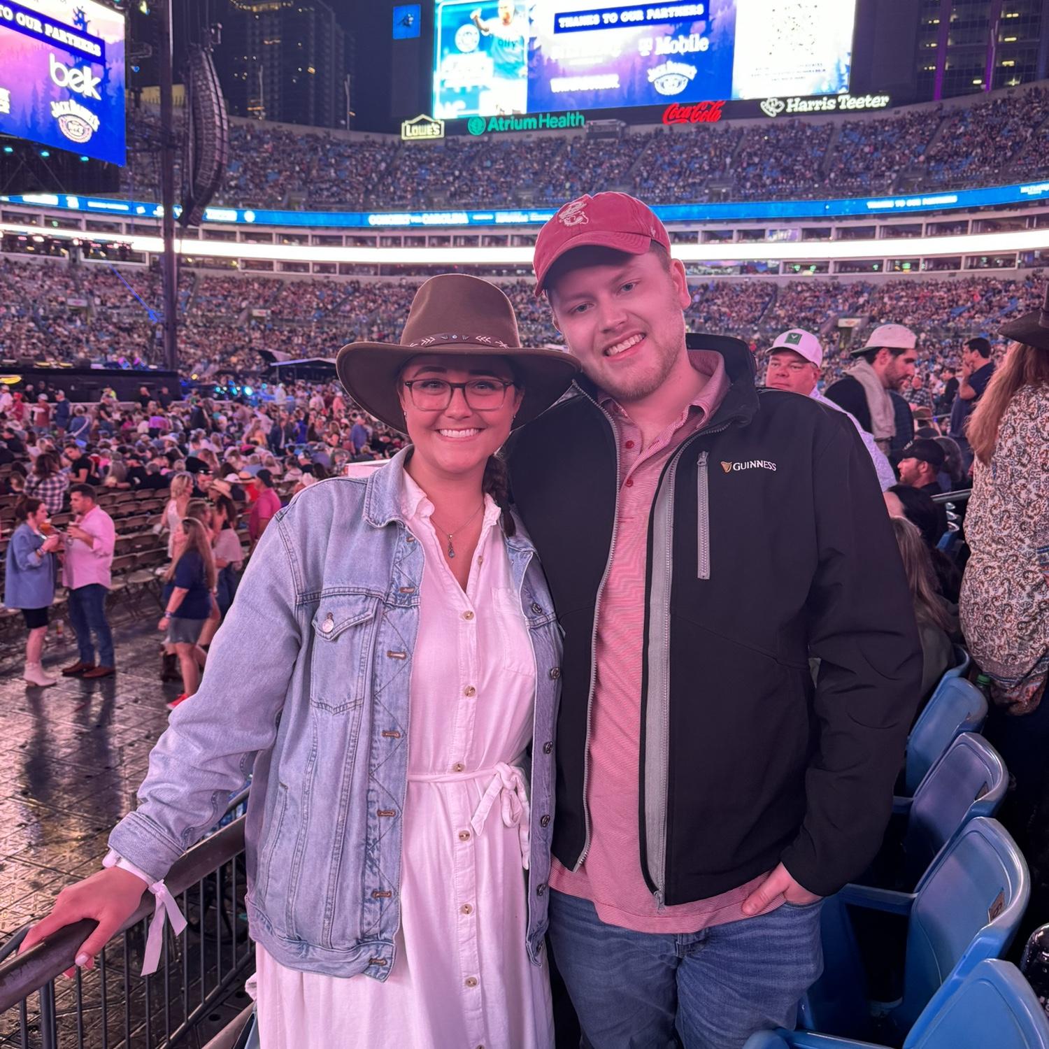 October 2024- Concert for Carolina for Hurricane Helene at Bank of America Stadium in Charlotte, NC