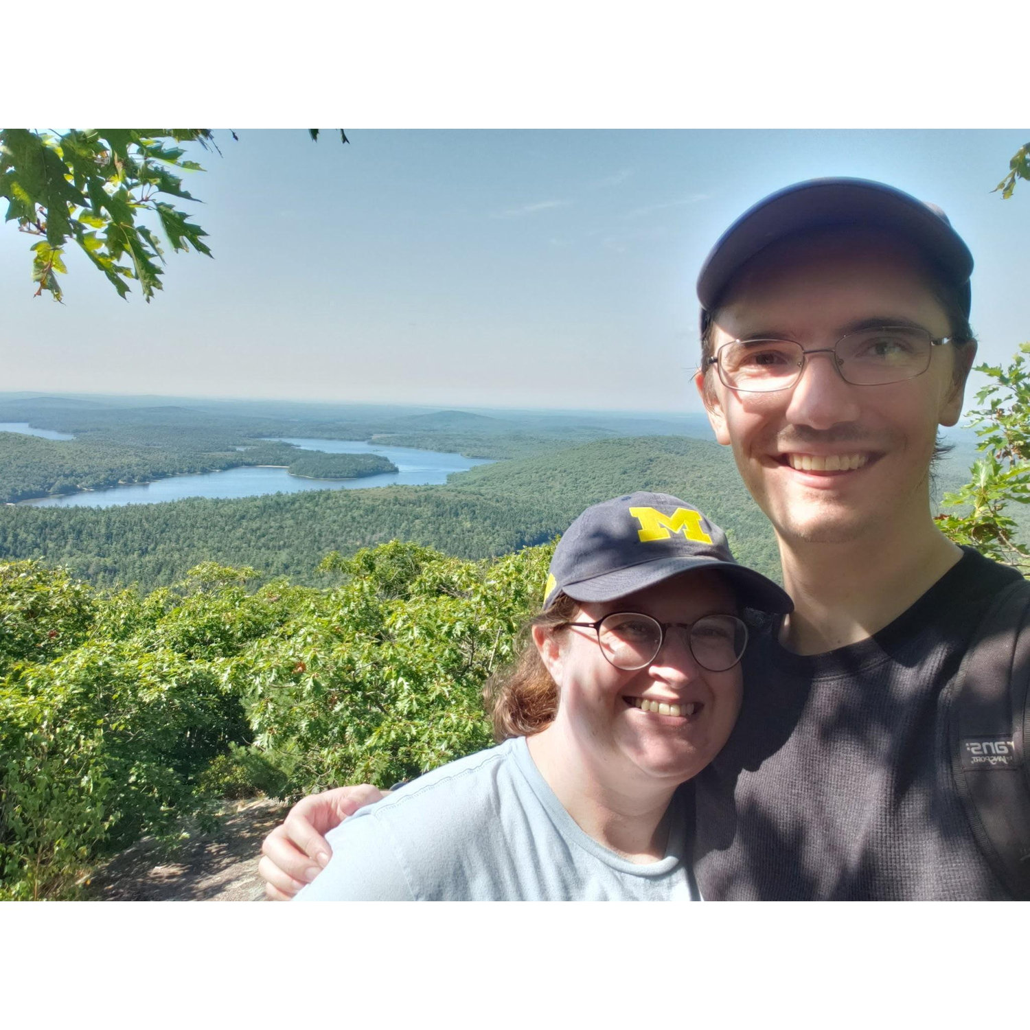 Climbing Schoodic Mountain together
