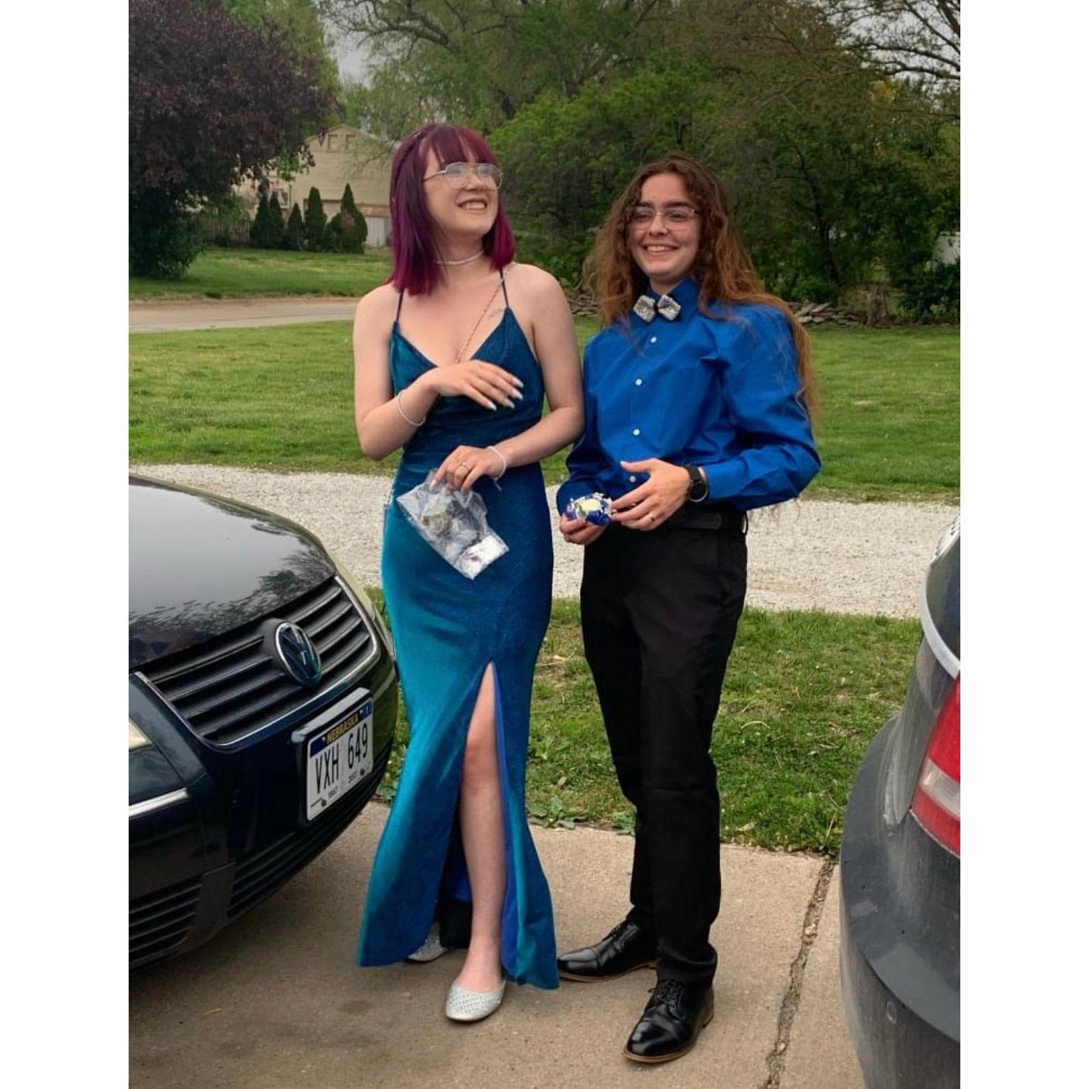 First Prom together, our debut as a couple