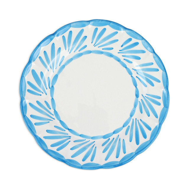 VIETRI Arezzo Aqua Dinner Plate