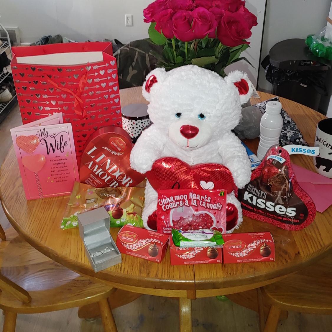 2021-Valentines Day, My proposal with the rings Gary picked out for me