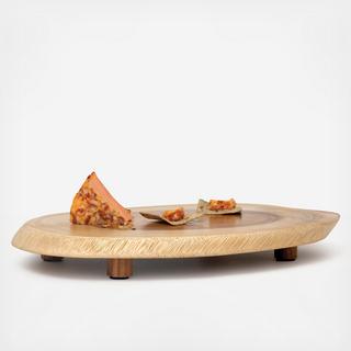Acacia Oblong Serving Board with Feet
