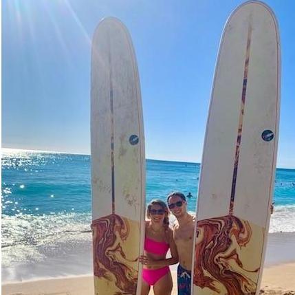 Long Boarding in Waikiki