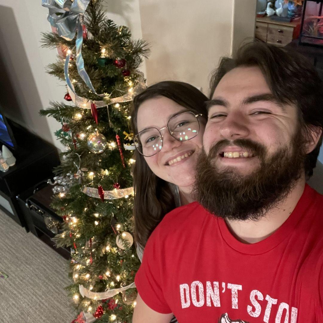 Our first Christmas spent together in Oregon.