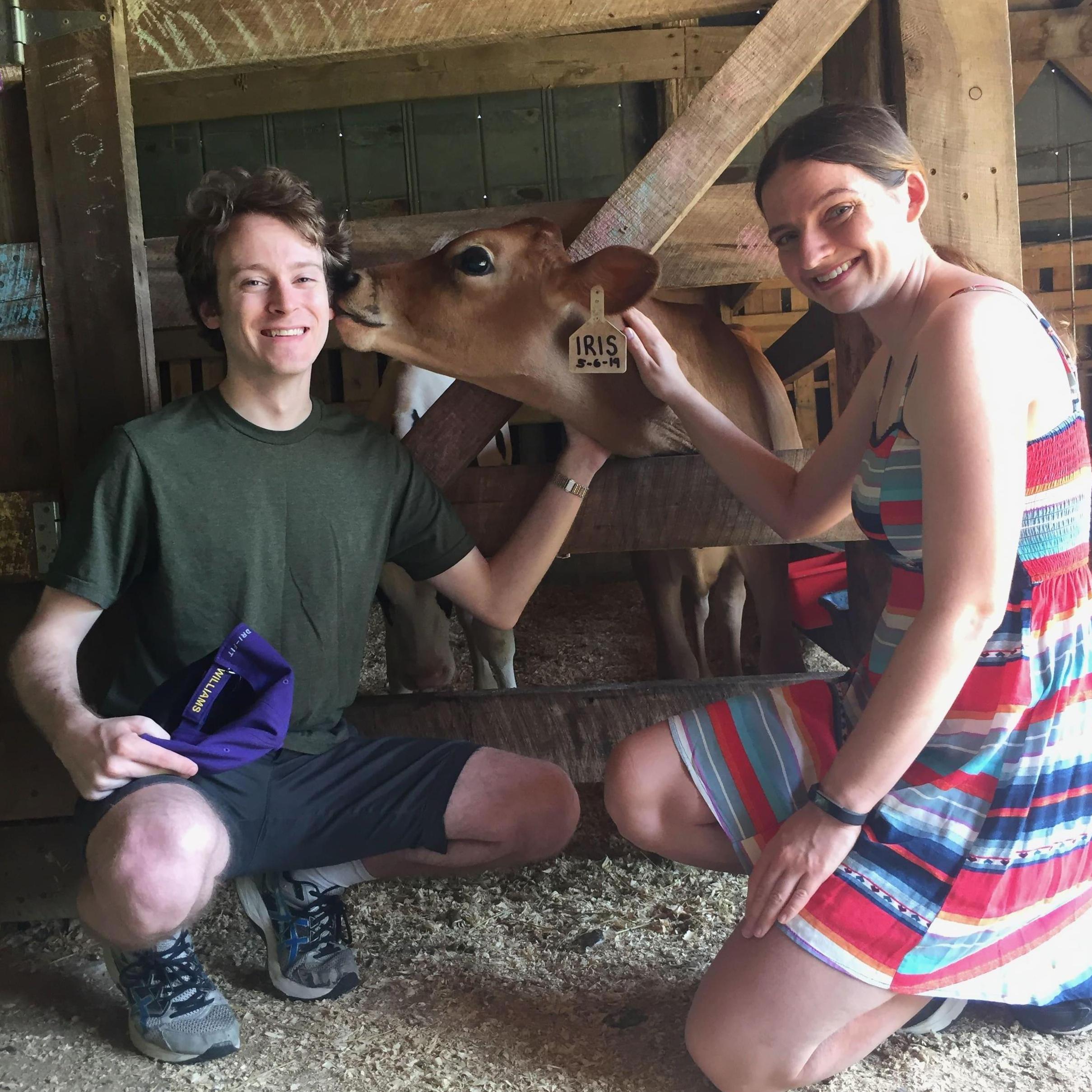 Our Airbnb in Nashville was on a dairy farm! We got to meet the locals.