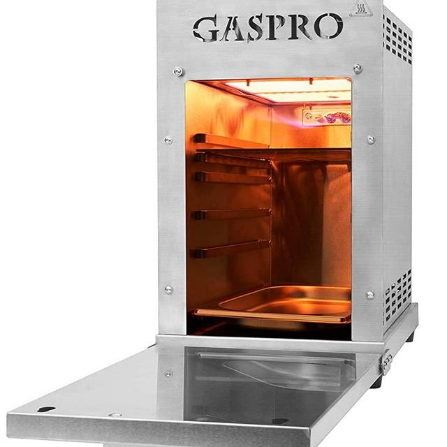 GASPRO 1500℉ Quick Cooking Propane Infrared Steak Grill with Foldable Dustproof Panel, 304 Stainless Steel, CSA Certified