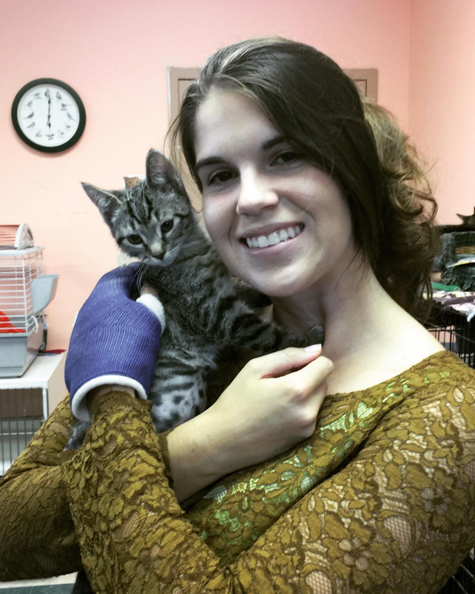 The day we adopted Scarlett!