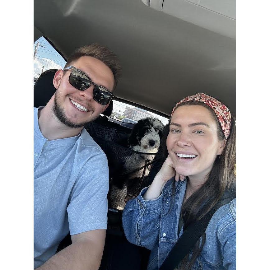 We were planning on giving ourselves some time to settle in but NOPE! Lotti was ready to move in right when we did, we love her so stinkin much!