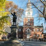 Independence Hall and the Liberty Bell