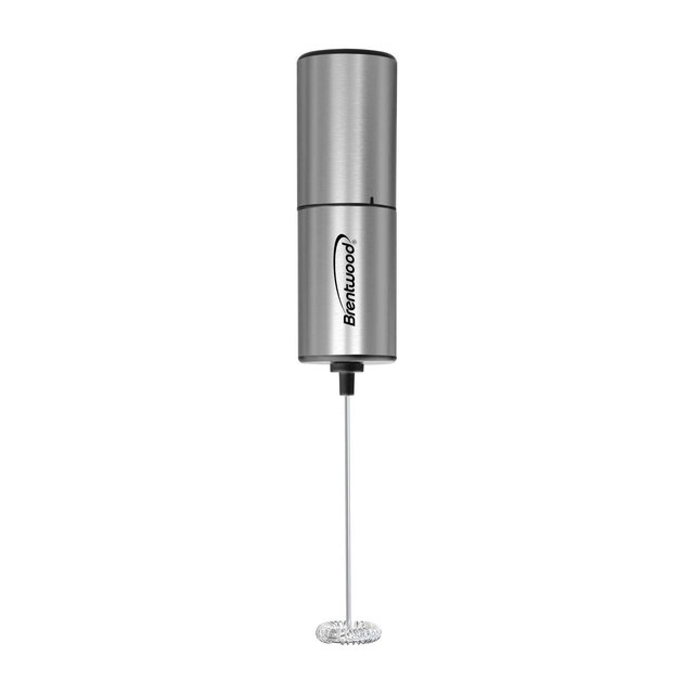Brentwood® 6-Watt Battery-Operated Electric Milk Frother and Drink Mixer with Stainless Steel Whisk