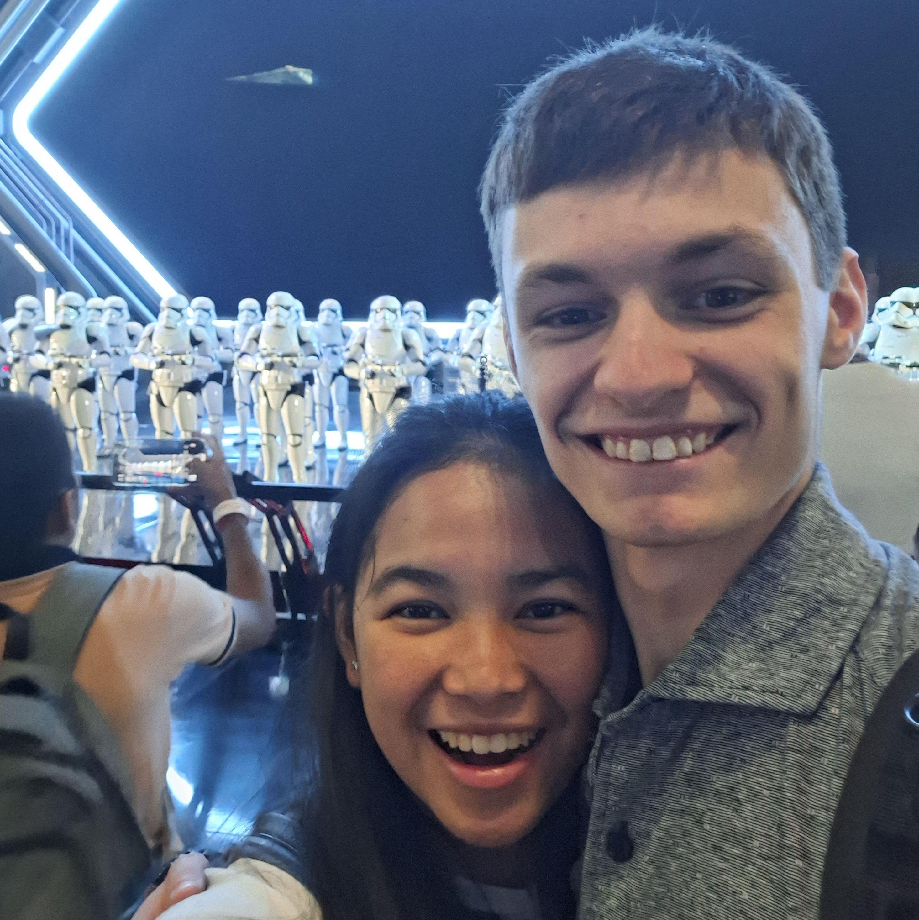 Of course, I fell for the "Star Wars" nerd, all love for him though <3