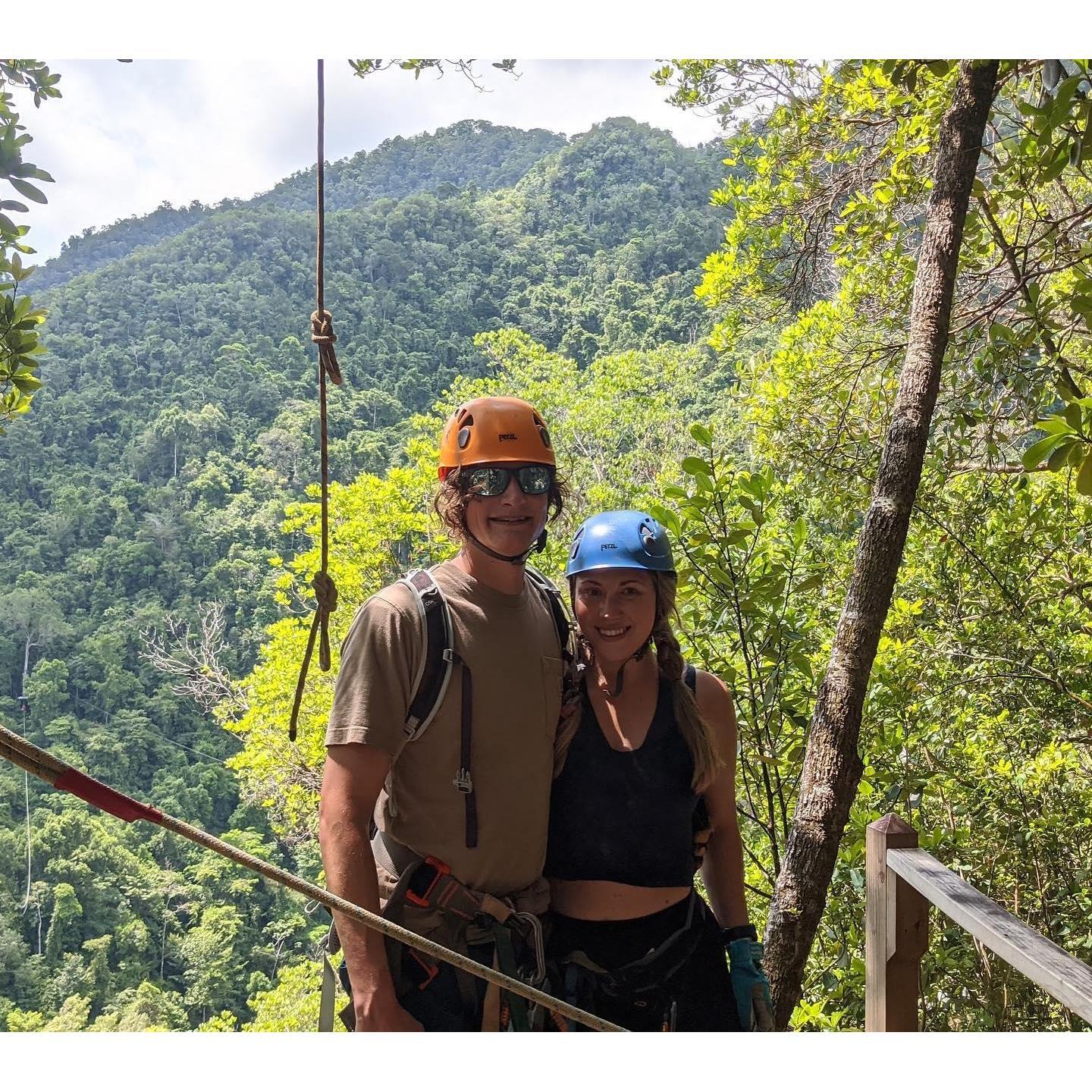 Zip Lining 2021 – Jaguar Reef, Belize