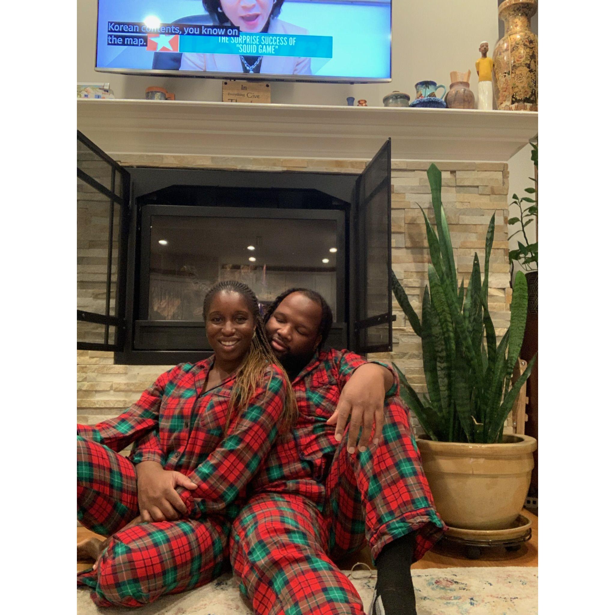 Matching PJs! ofc