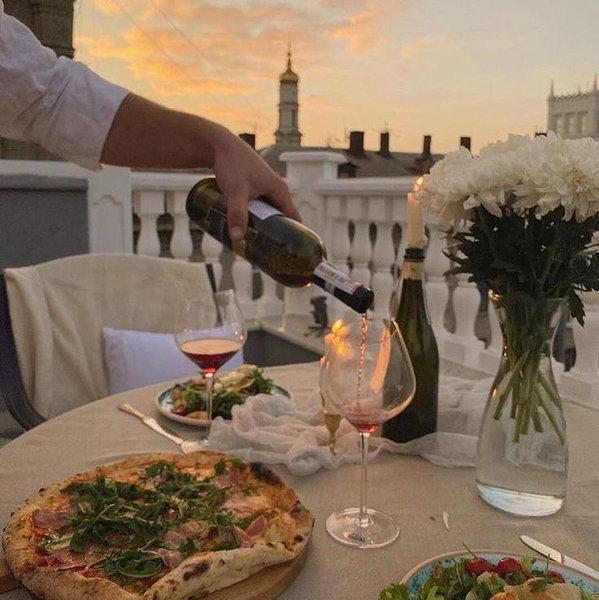 Rooftop Dinner in Florence