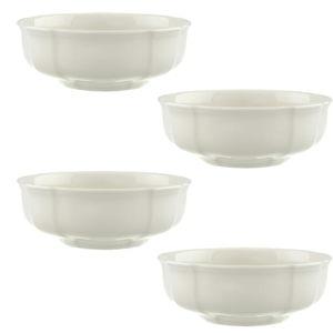 Villeroy & Boch Manoir Dessert Bowl, Set of 4, White