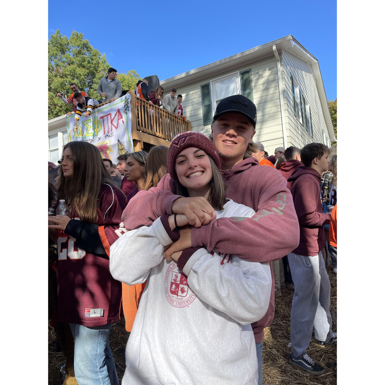 Virginia Tech Football game tailgating on Center Street