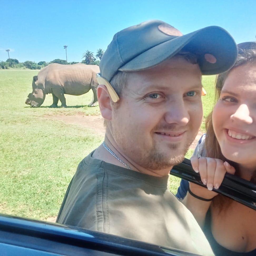 Travelling together and looking for wedding venues! Honestly, one of my favourite things we did together!