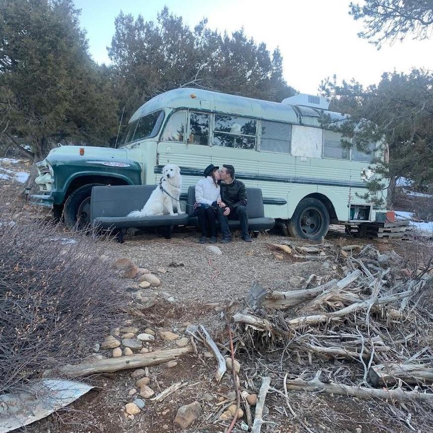 One of the coolest Airbnb's we've stayed the night in. This was taken in Colorado!