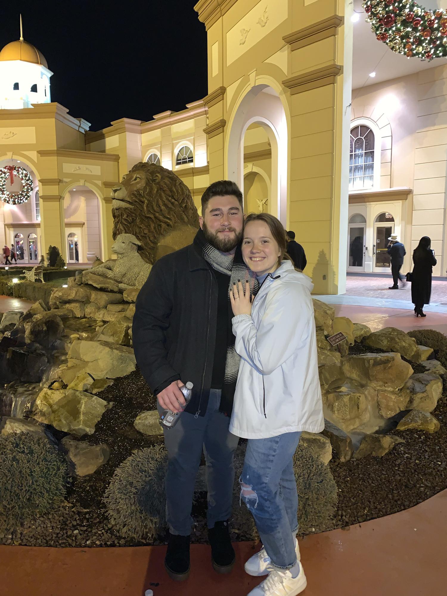Sight & Sound on the proposal day - we couldn't stop smiling