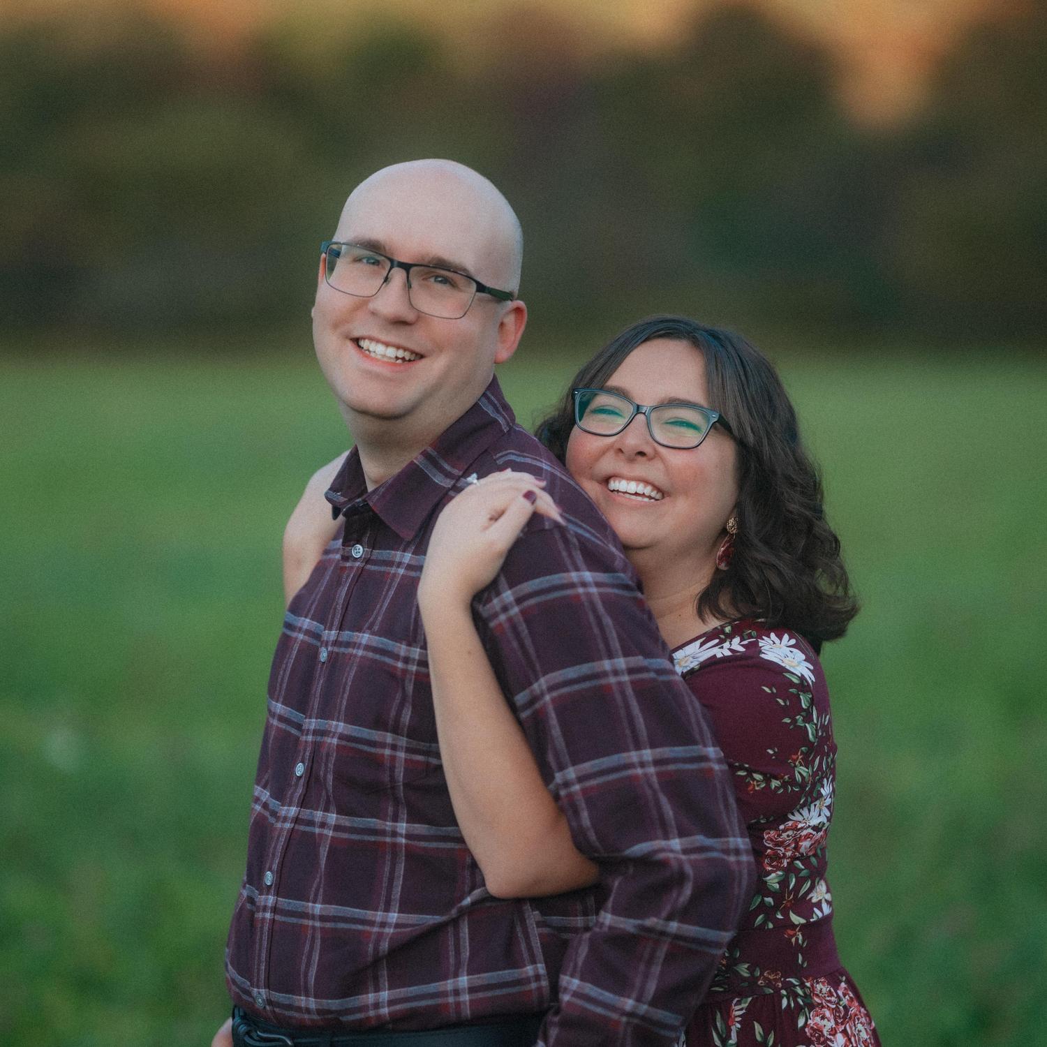 Labrador Hollow Unique Area. October 2023. Engagement photo session with Kat and Corey.