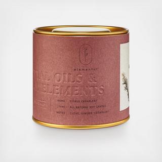 Citrus Cedarleaf Natural Tin Candle