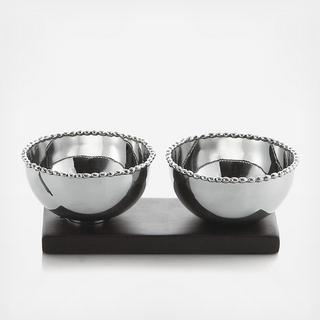 Molten Double Snack Bowl, Set of 2