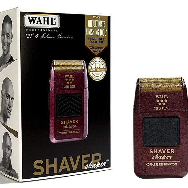 Wahl Professional 5-Star Series Rechargeable Shaver/Shaper #8061-100 - Up to 60 Minutes of Run Time - Bump-Free, Ultra-Close Shave