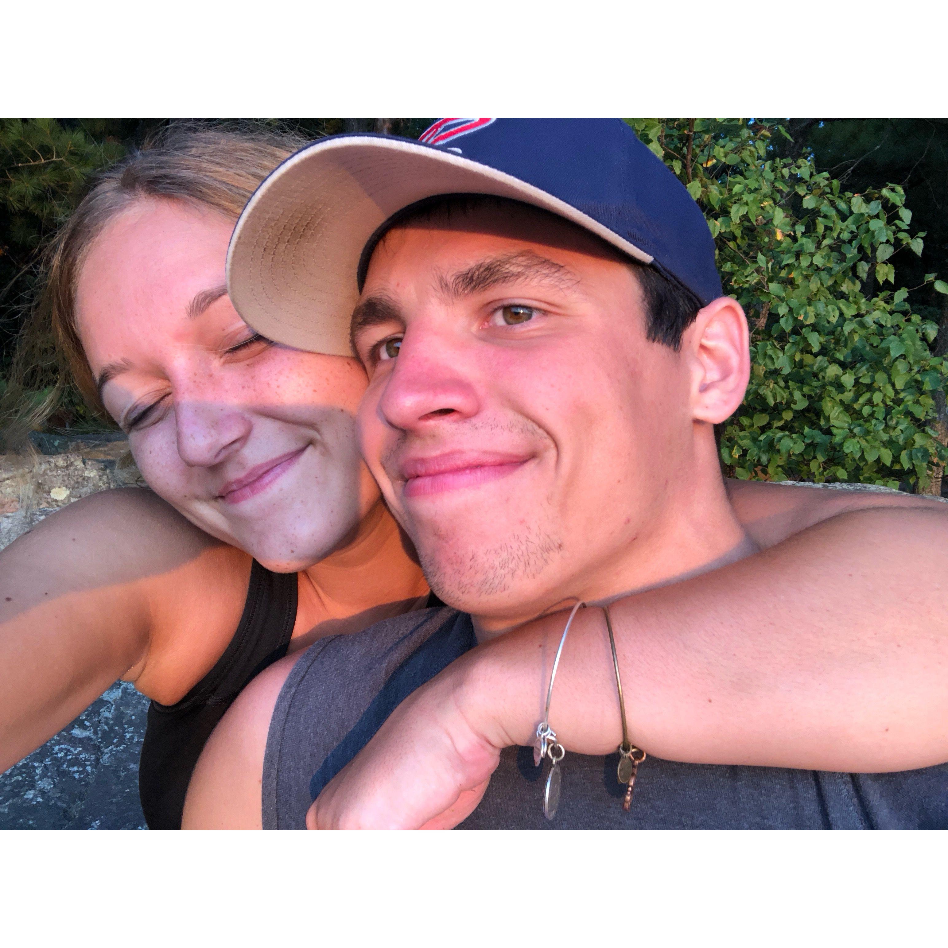 One of the first dates at Devil's Lake!