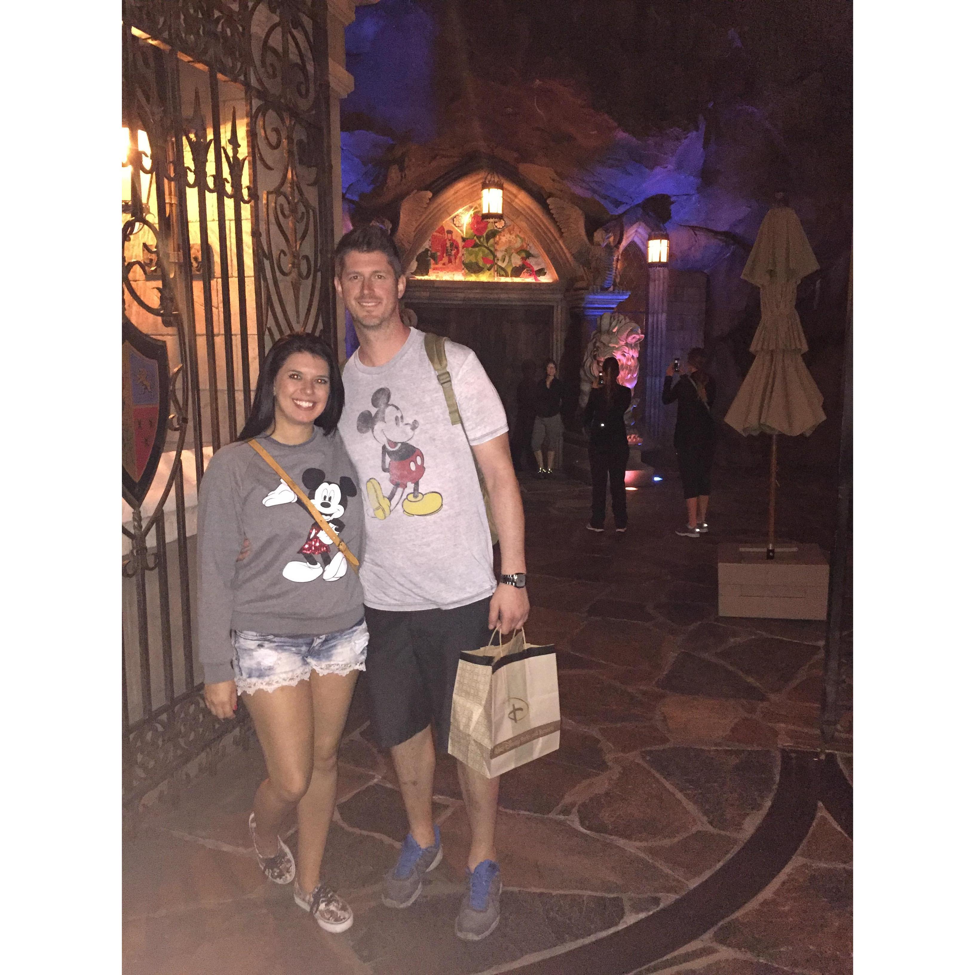 Sams Birthday at Magic Kingdom! We ate at Be Our Guest!