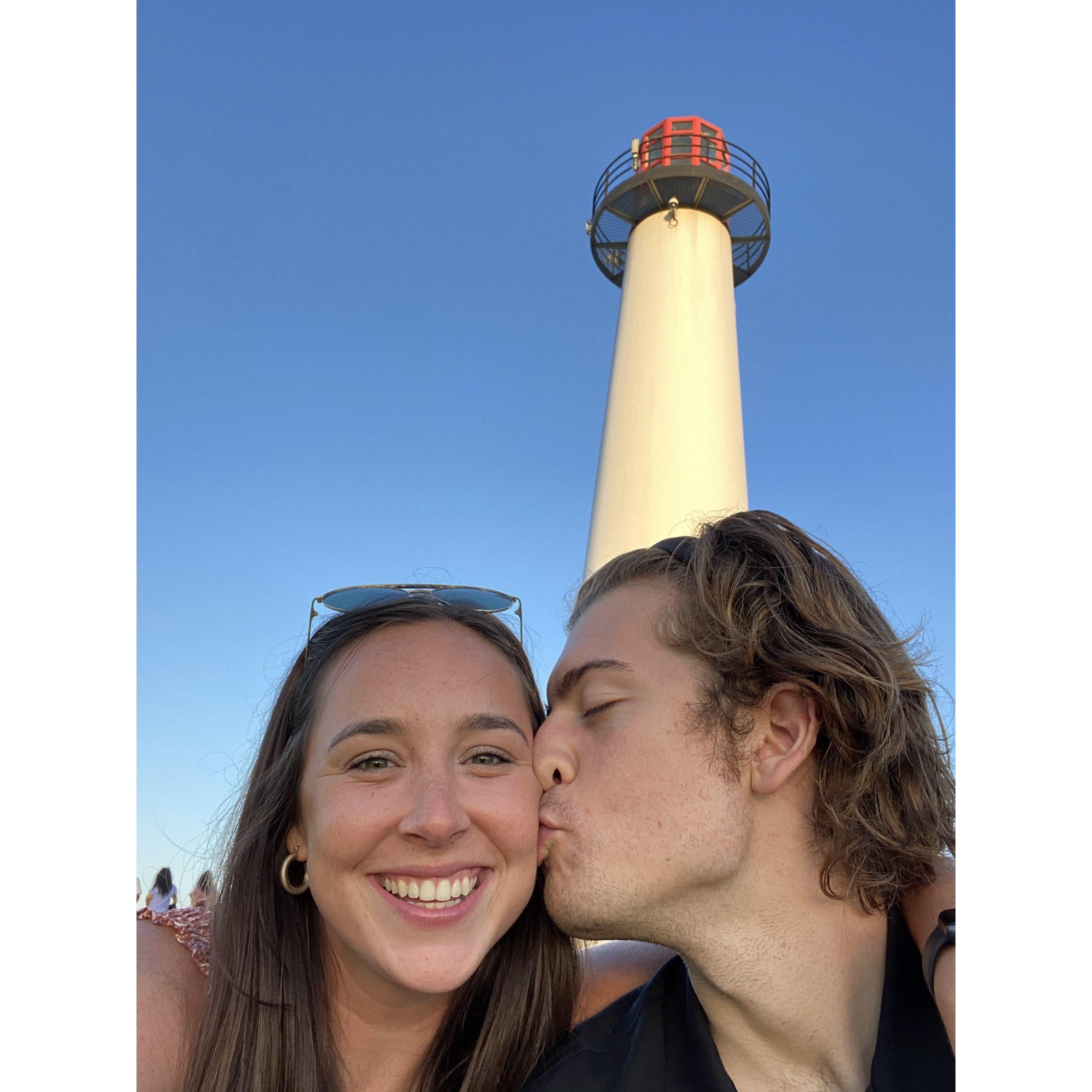 One year anniversary back where it all started - the Long Beach lighthouse.