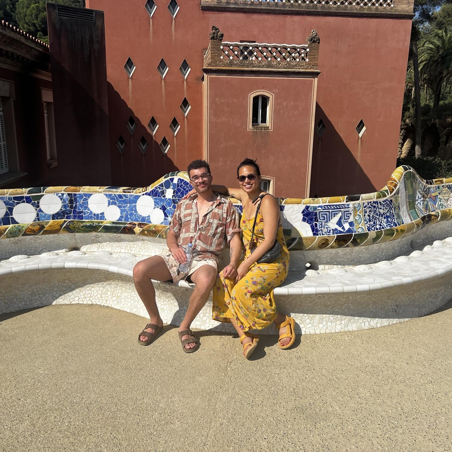 Sweating it out in Park Guell