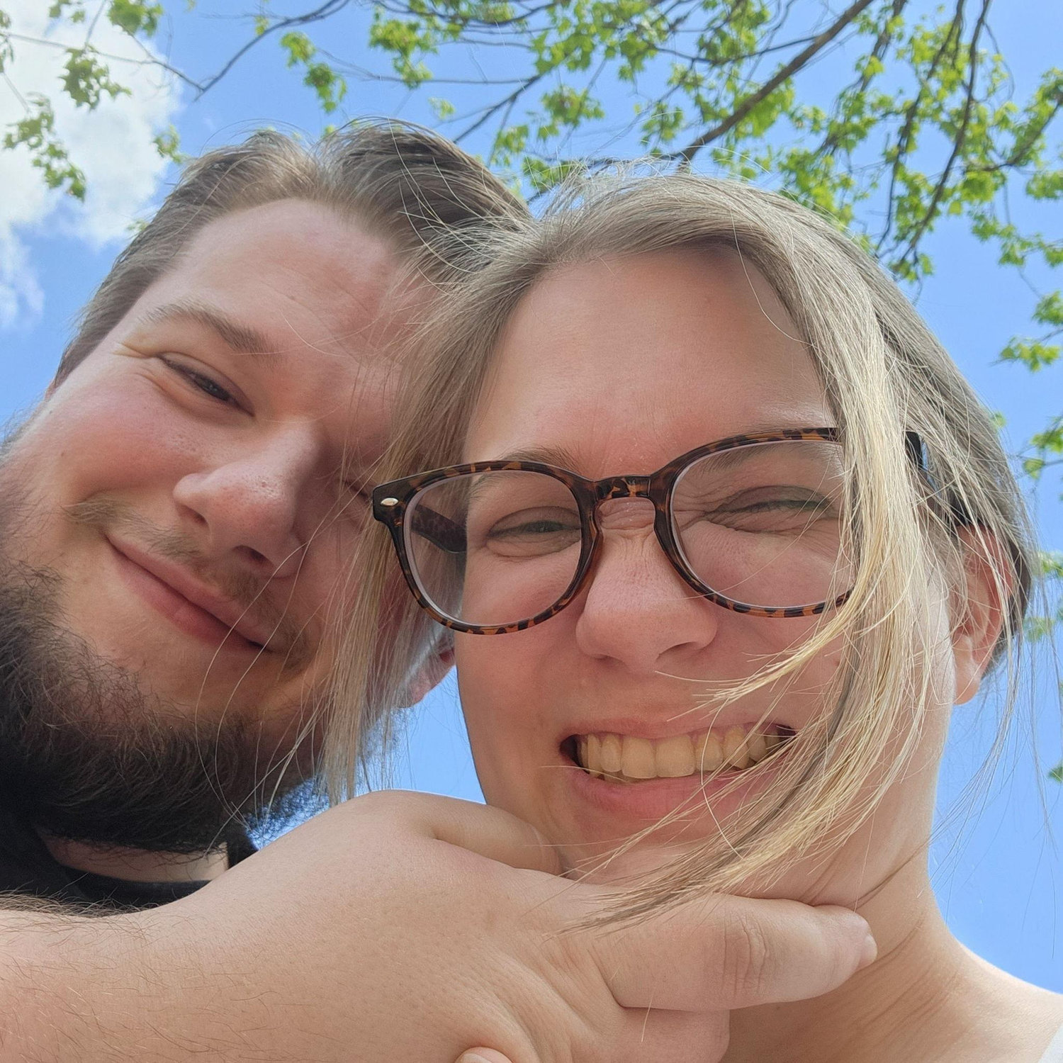 The first photo we took as fiancés