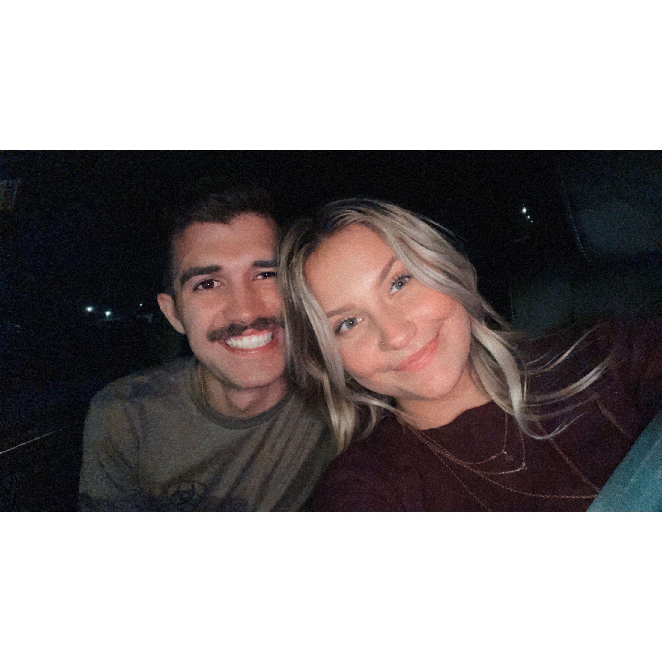 Our first date!