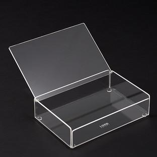 White Trim Mod Acrylic Lidded Box