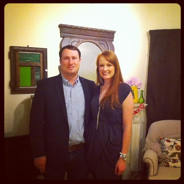 Before heading out to Hal's for Steven's birthday dinner in 2014