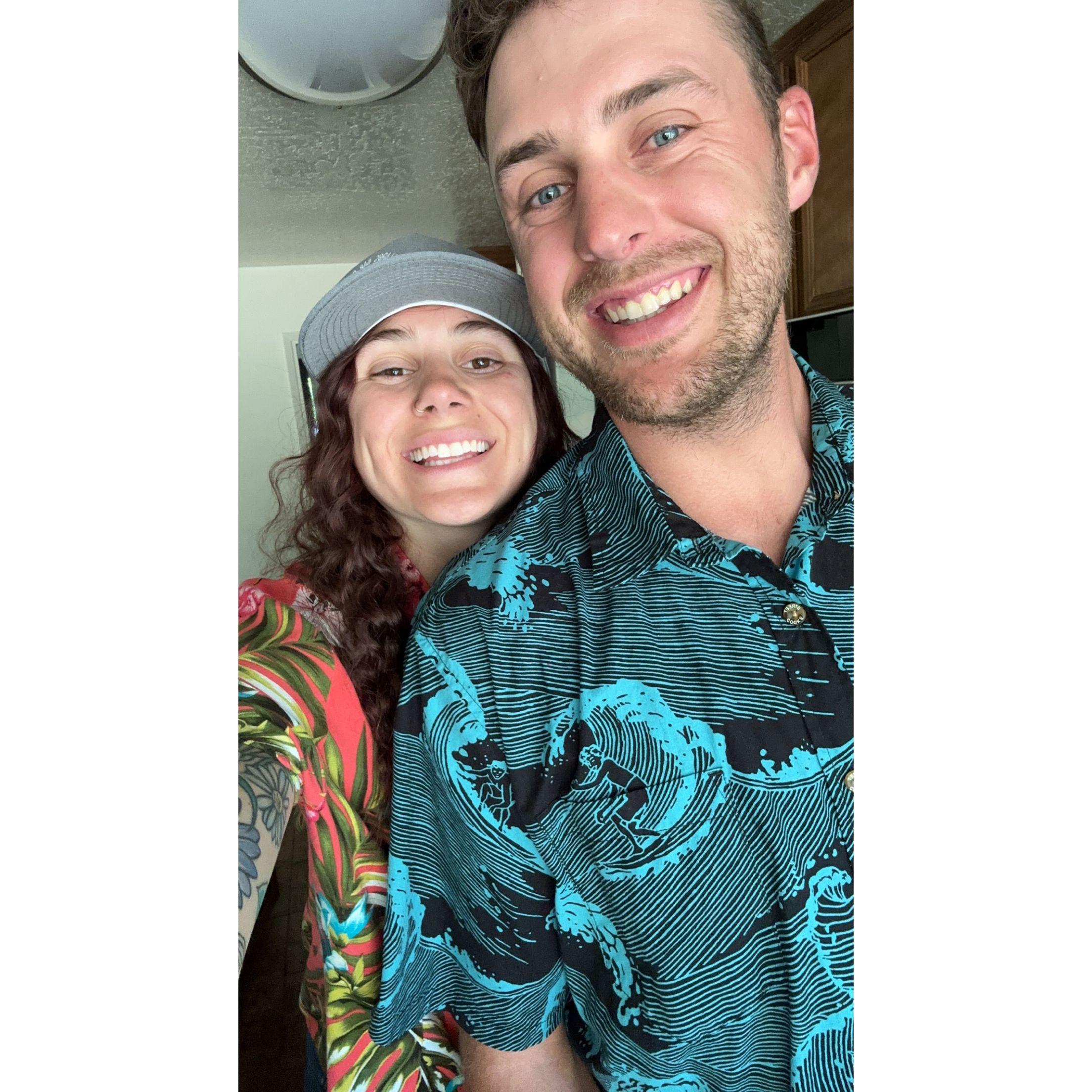 Hawaiian shirt Saturday!!