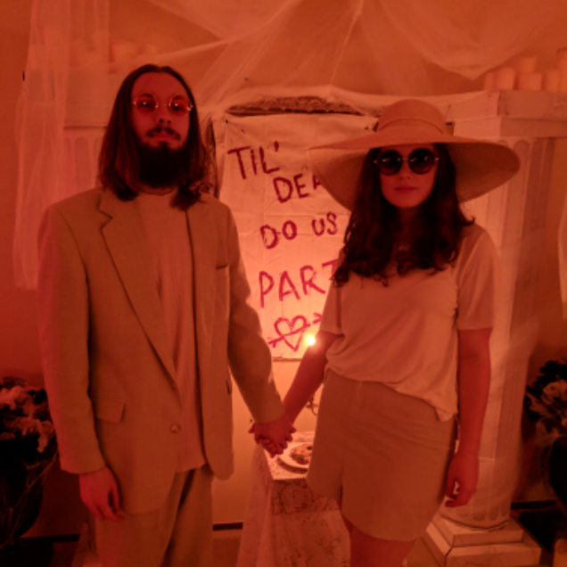 Halloween 2017 - we were Jon Lennon & Yoko Ono