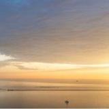 Sunrise over Lake Michigan