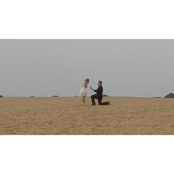 Kyle recorded the proposal on his Go Pro, here's a snapshot!
