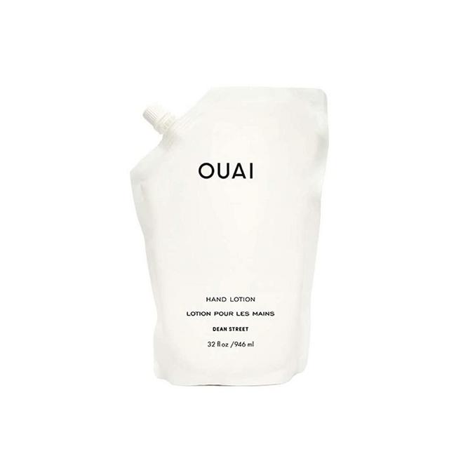 OUAI Hand Lotion Refill Pouch. The Perfect Lightweight Formula to Hydrate Your Driest Spots. Made with Avocado, Jojoba and Rose Hip Oils to Lock in Moisture.