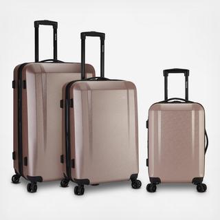 Kensie 3-Piece Expandable Hardside Vertical Luggage Set