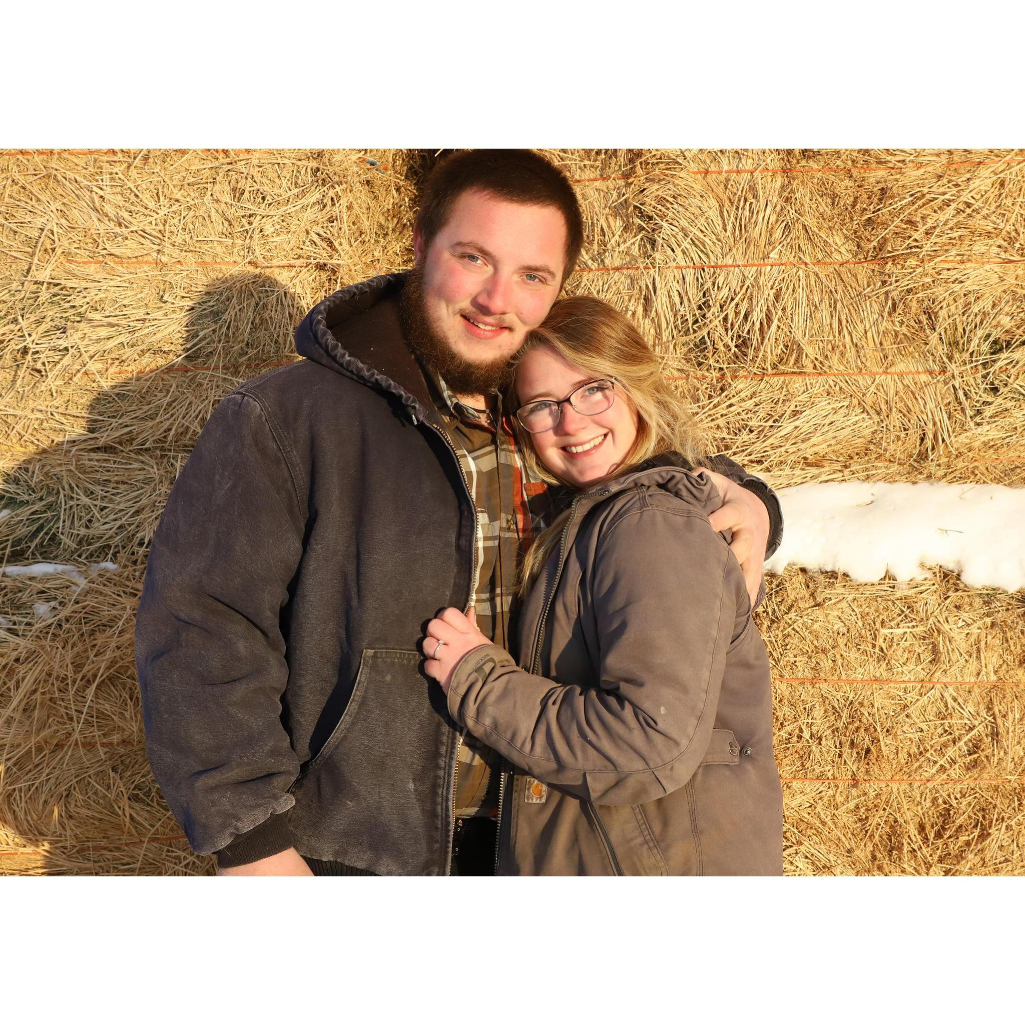 One of Bailey's favorites of the engagement session