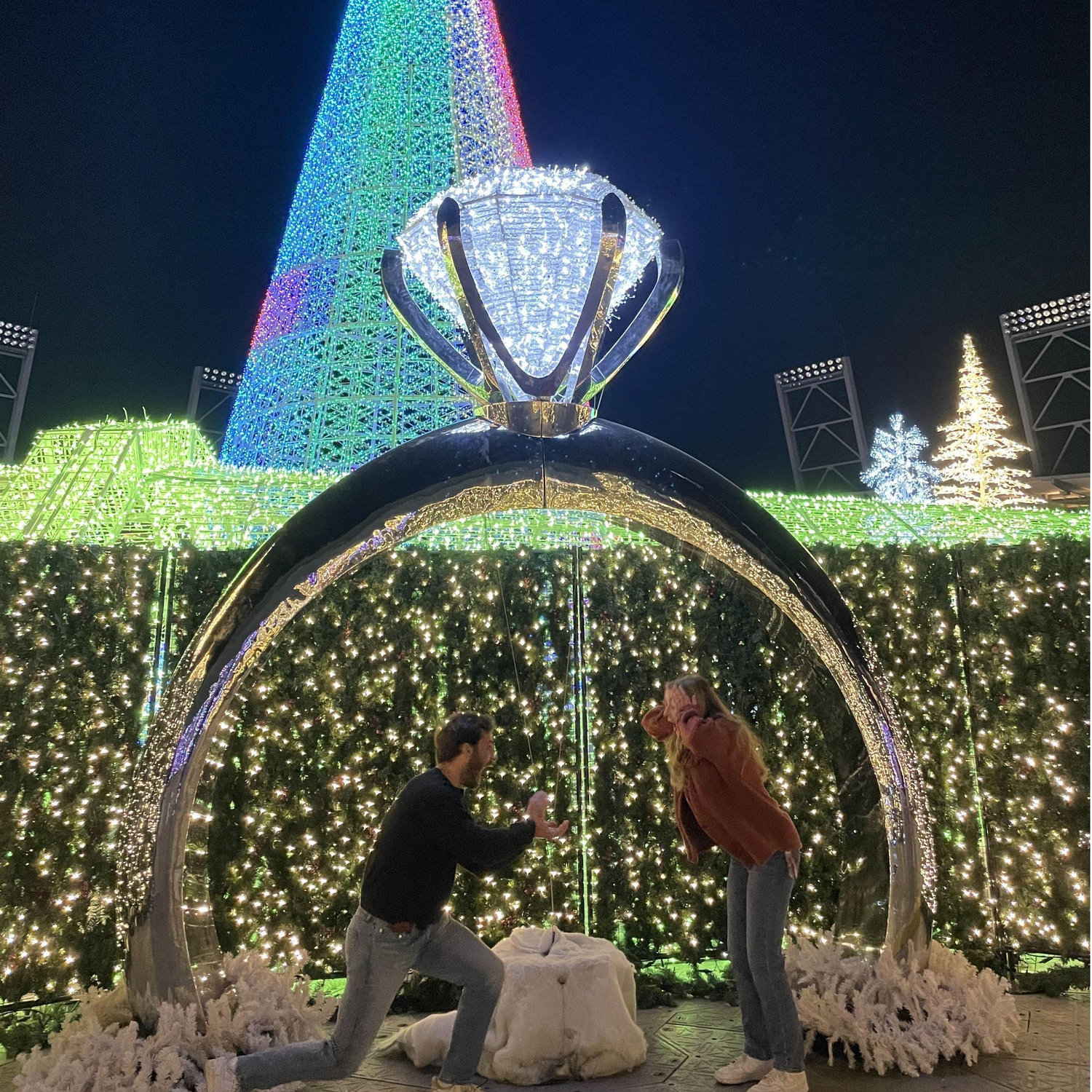 Decided to prank our friends (and some family) with this photo in December of 2023