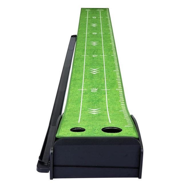 PGM Putting Green Putting Matt for Indoors Golf Putting Mat - Practice Putting Green Indoor with Automatic Ball Return - Mini Golf Game for Home and Office Golf Gifts Golf Accessories for Men
