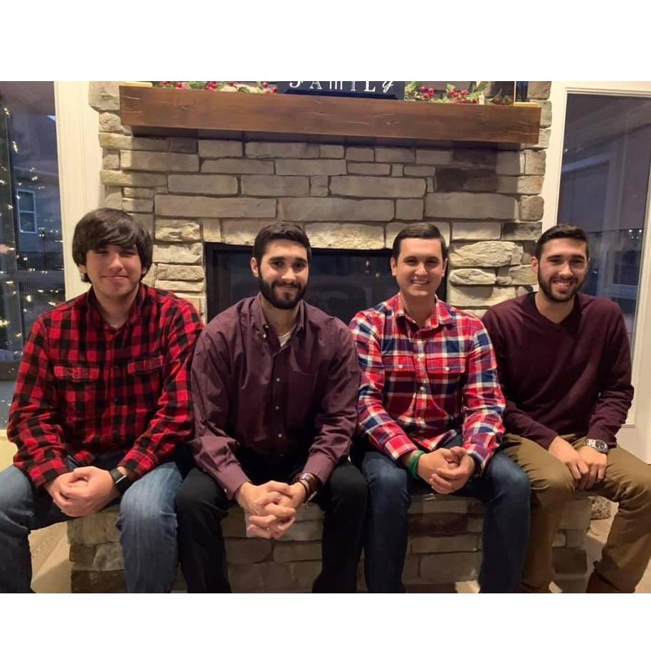 Drew and his brothers, Ross, Ryan & Alec
